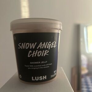 LUSH Snow Angel Choir Shower Jelly - White